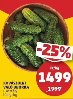 PENNY Kovászolni való uborka ajánlat