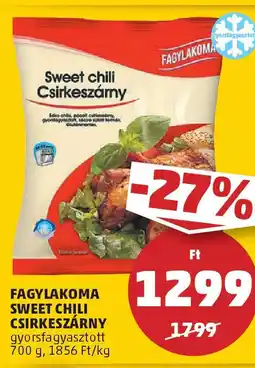 PENNY Fagylakoma sweet chili csirkeszárny ajánlat