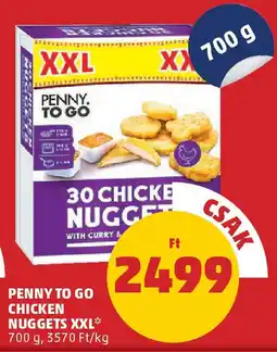 PENNY Penny to go chicken nuggets xxl ajánlat