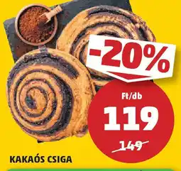 PENNY Kakaós csiga ajánlat