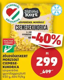 PENNY Zöldségeskert morzsolt csemege- kukorica ajánlat