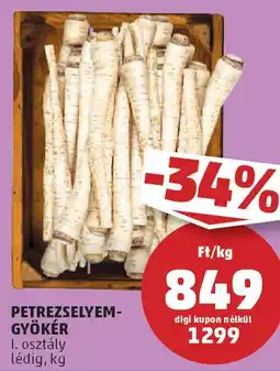 PENNY Petrezselyem- gyökér ajánlat
