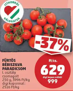 PENNY Fürtös bébiszilva paradicsom ajánlat