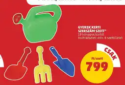 PENNY Gyerek kerti szerszám szett ajánlat