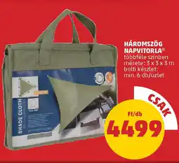 PENNY Háromszög napvitorla ajánlat