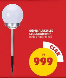 PENNY Gömb alakú led szolárlámpa ajánlat