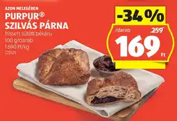 ALDI Azon melegében purpur szilvás párna ajánlat