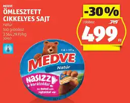 ALDI Medve ömlesztett cikkelyes sajt ajánlat
