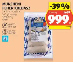 ALDI Müncheni fehér kolbász ajánlat
