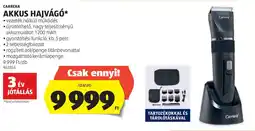 ALDI Carrera akkus hajvágó ajánlat