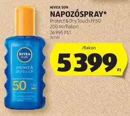 ALDI Nivea sun napozóspray ajánlat