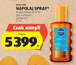ALDI Nivea sun napolaj spray ajánlat
