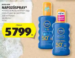 ALDI Nivea sun napozóspray ajánlat