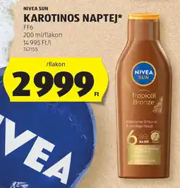 ALDI Nivea sun karotinos naptej ajánlat