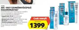 ALDI Lacura arc-vagy szemkörnyékápoló hialuronsavval ajánlat