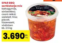 Spar SPAR BBQ sertéstarja mix ajánlat