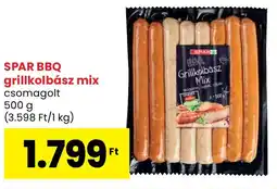 Spar SPAR BBQ grillkolbász mix ajánlat
