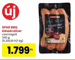 Spar SPAR BBQ Käsekrainer ajánlat