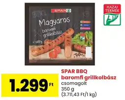 Spar SPAR BBQ baromfi grillkolbász ajánlat