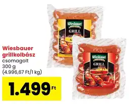 Spar Wiesbauer grillkolbász ajánlat