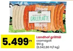 Spar Landhof grilltál ajánlat