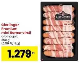 Spar Gierlinger Premium mini Berner virsli ajánlat
