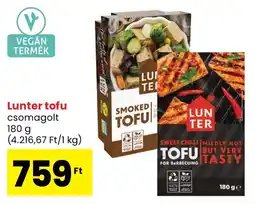 Spar Lunter tofu ajánlat