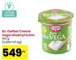 Spar Dr. Oetker Creme Vega növényi krém ajánlat