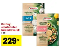 Spar Kotányi salátaöntet fűszerkeverék ajánlat