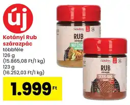 Spar Kotányi Rub szárazpác ajánlat
