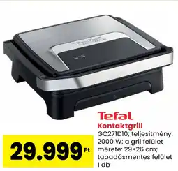 Spar Tefal Kontaktgrill GC271D10 ajánlat