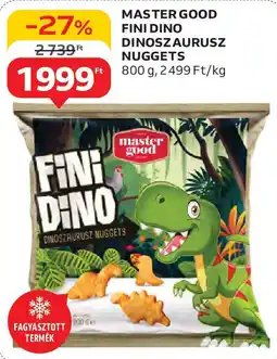 Auchan Master Good Fini Dino dinoszaurusz nuggets ajánlat