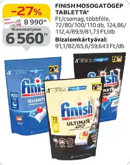 Auchan Finish mosogatógép tabletta ajánlat