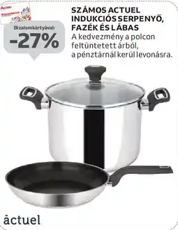 Auchan Számos actuel indukciós serpenyő, fazék és lábas ajánlat