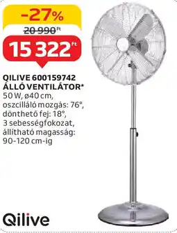 Auchan Qilive 600159742 álló ventilátor ajánlat