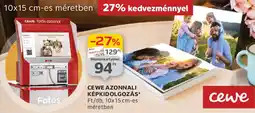 Auchan Cewe azonnali képkidolgozás ajánlat