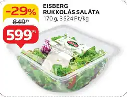 Auchan Eisberg rukkolás saláta ajánlat