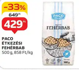 Auchan Paco étkezési fehérbab ajánlat