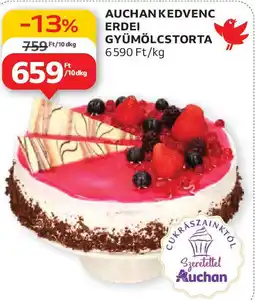 Auchan Auchan Kedvenc erdei gyümölcstorta ajánlat