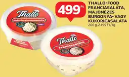 Auchan Thallo-Food franciasaláta, majonézes burgonya ajánlat