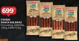 Auchan Csabai snack kolbász ajánlat