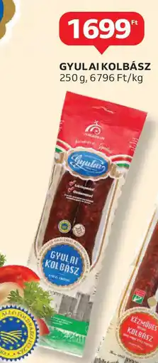 Auchan Gyulai kolbász ajánlat