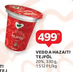 Auchan Vedd a hazait! esl dobozos tej ajánlat