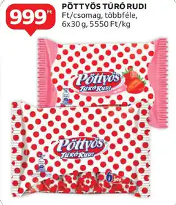 Auchan Pöttyös Túró Rudi ajánlat