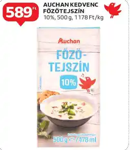 Auchan Auchan Kedvenc főzőtejszín ajánlat