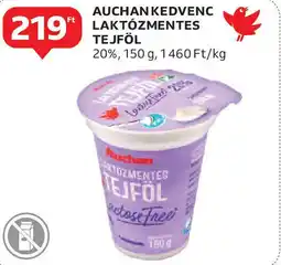 Auchan Auchan Kedvenc laktózmentes tejföl ajánlat