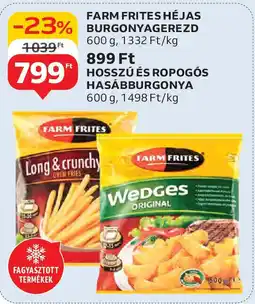Auchan Farm frites héjas burgonyagerezd ajánlat