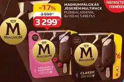 Auchan Magnum pálcikás jégkrém multipack ajánlat