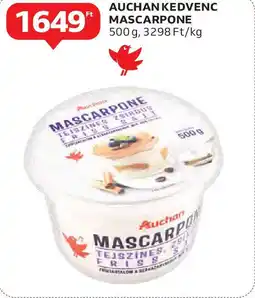 Auchan Auchan Kedvenc Mascarpone ajánlat