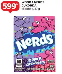 Auchan Wonka nerds cukorka ajánlat